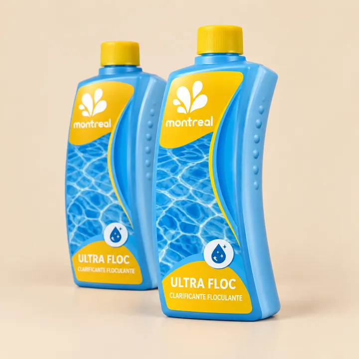 Clarificante e floculante para piscina