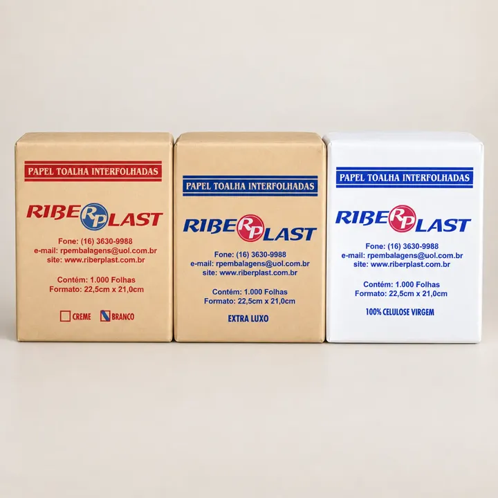 Papel-Toalha Interfolhado na Riber Plast