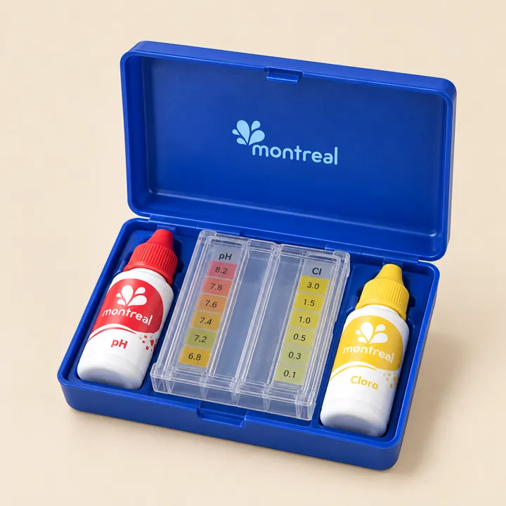 Kits para medição da água da piscina