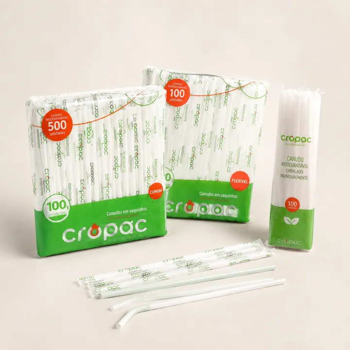 Canudos biodegradáveis